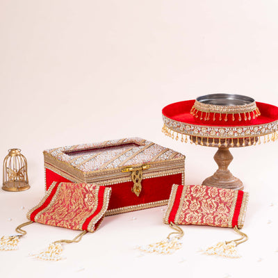 Red Zehra Chura Ceremony Set