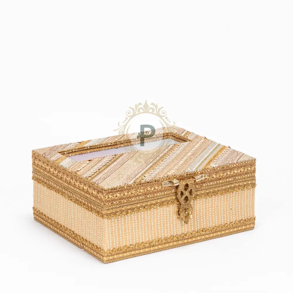 Golden Satrangi Chura Kaleera Box