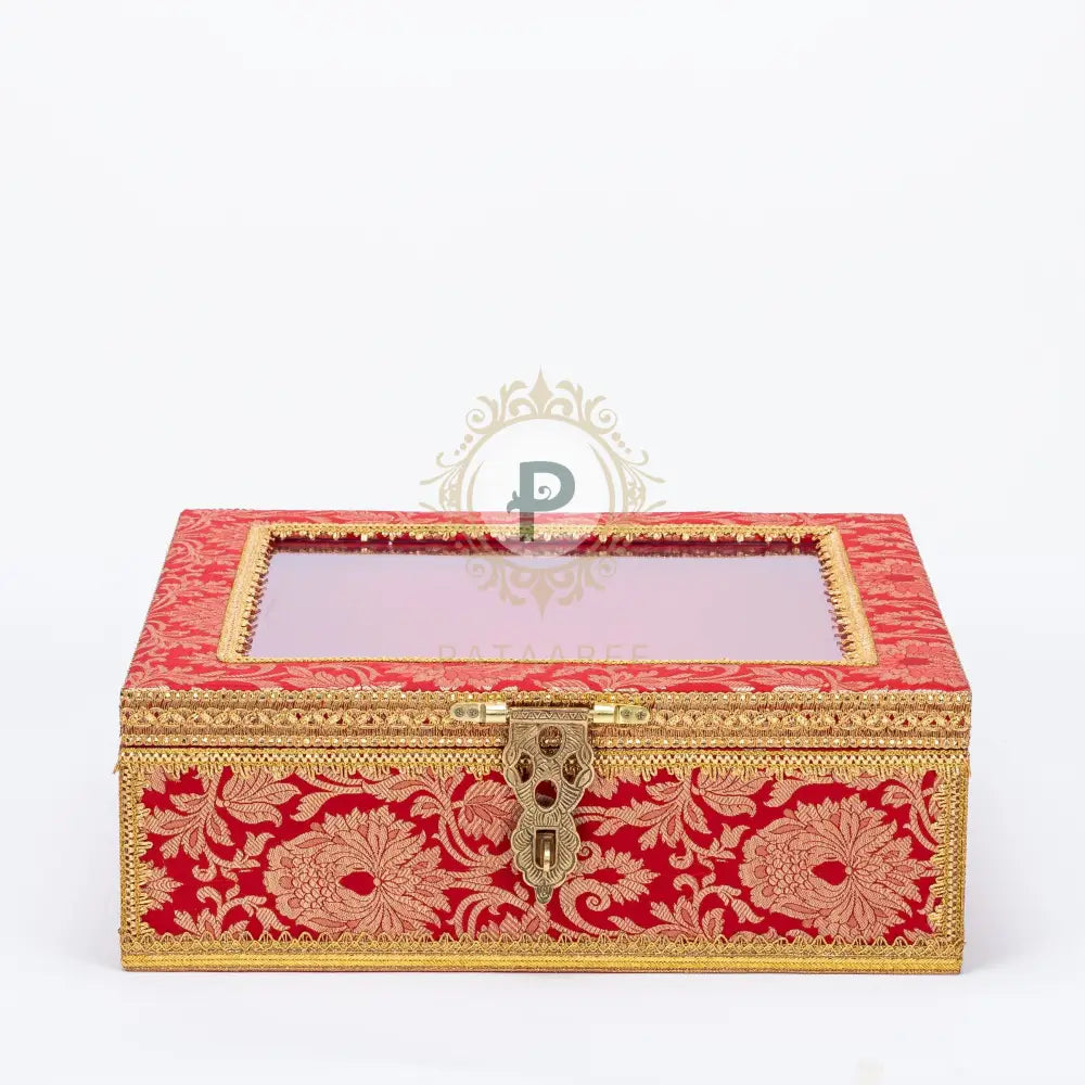 Red Dupatta Box Bridal Accessory