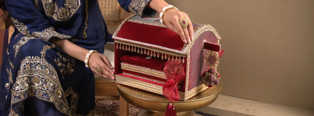 Beautiful Sahe Chithi Box & Wedding Gifting Box Ideas for Punjabi Weddings