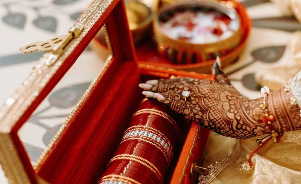 The blessed red - everything you need to know about chooda ceremony & kalire ceremony