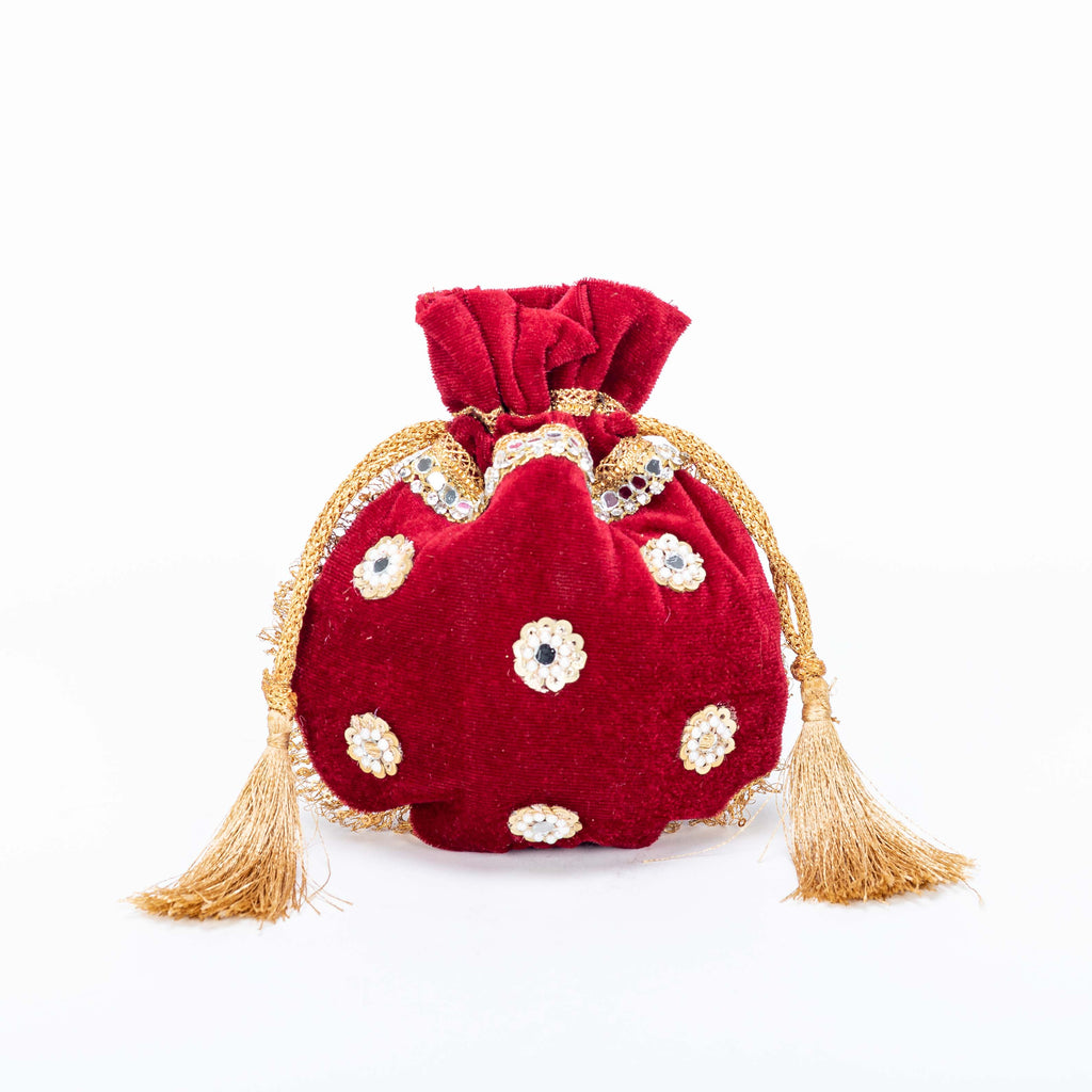 Km Velvet Potli Small