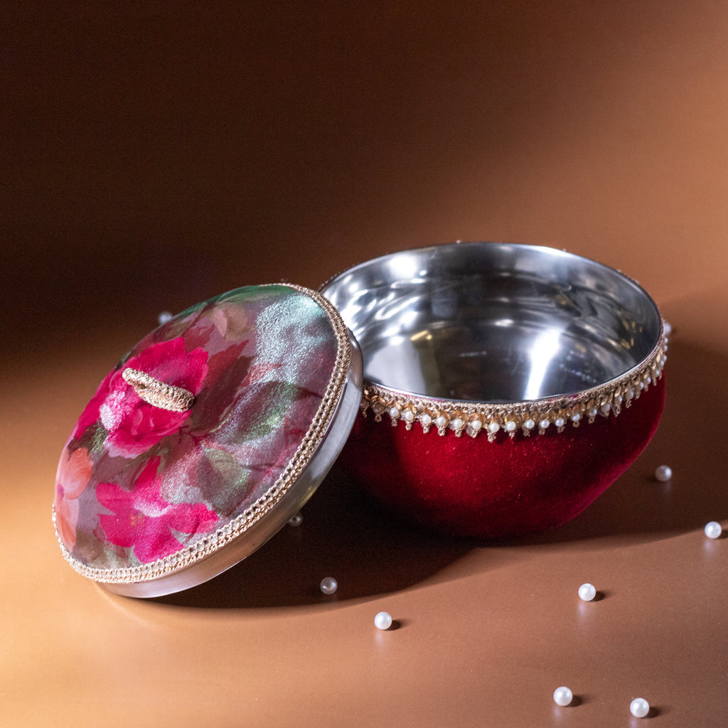 Surkh Ladoo Box (1kg Round) Ladoo Box
