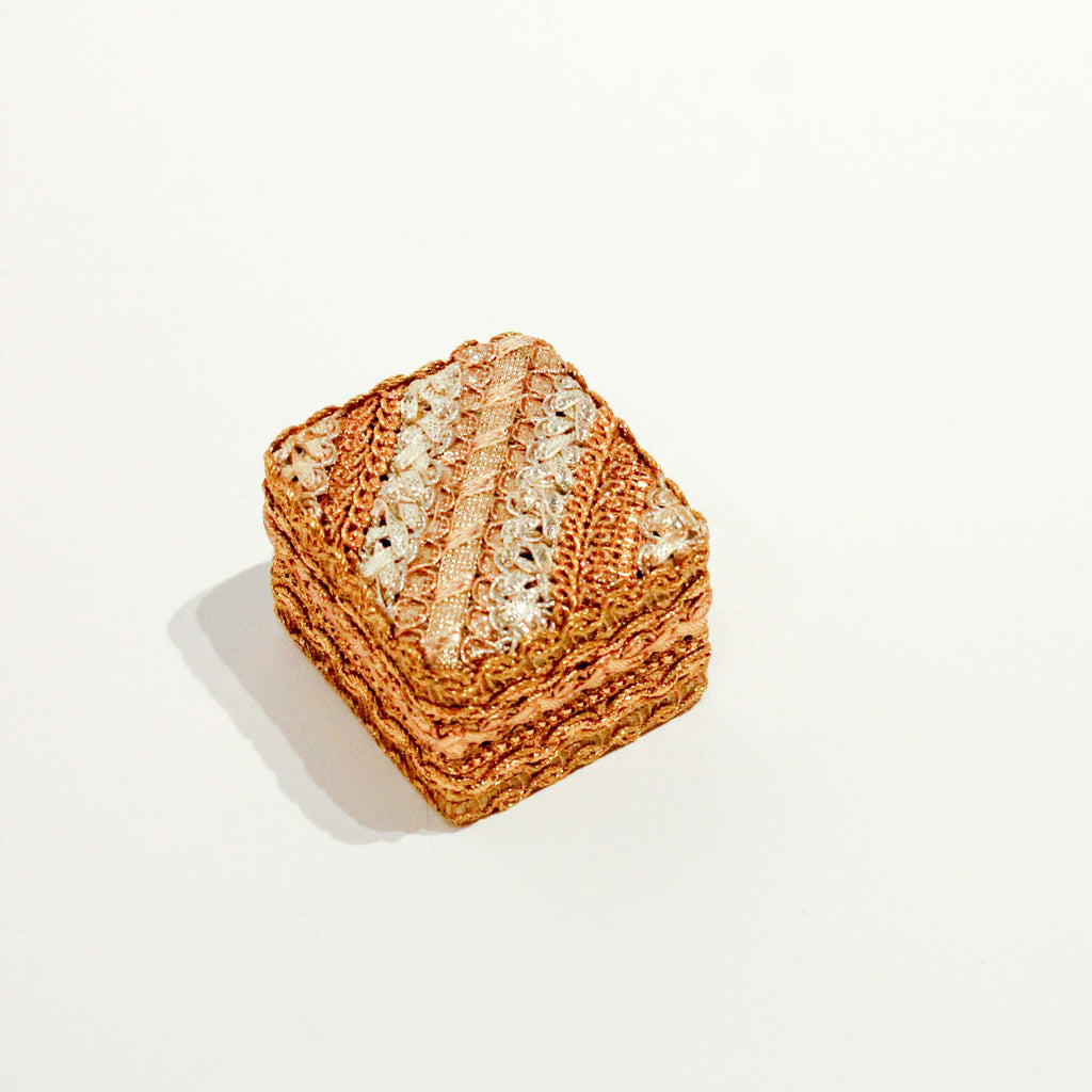 Golden Satrangi Ring Box