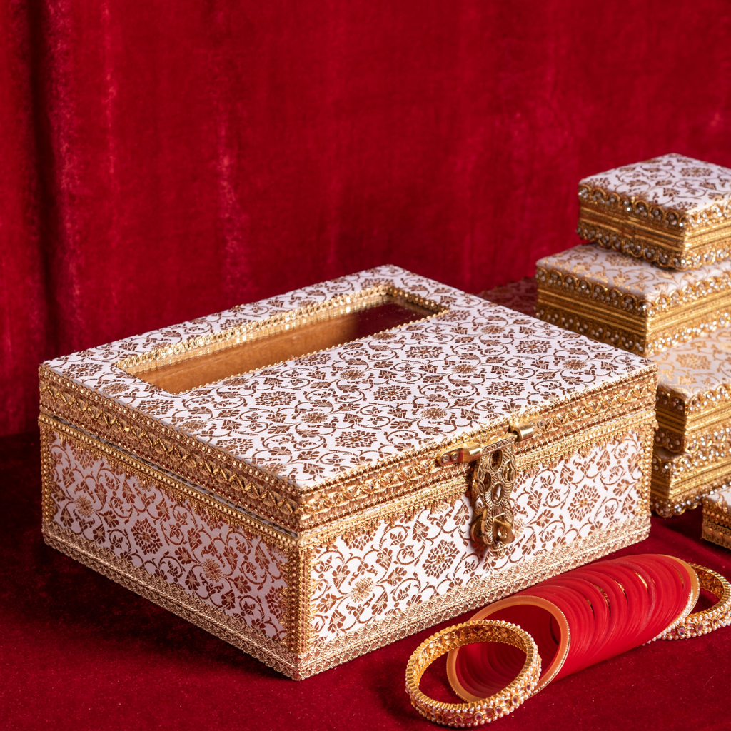 Brocade Chura Kaleera Box