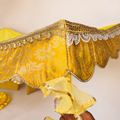 Yellow Brocade Haldi Heirloom Set
