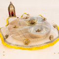 Yellow Brocade Haldi Ritual Set