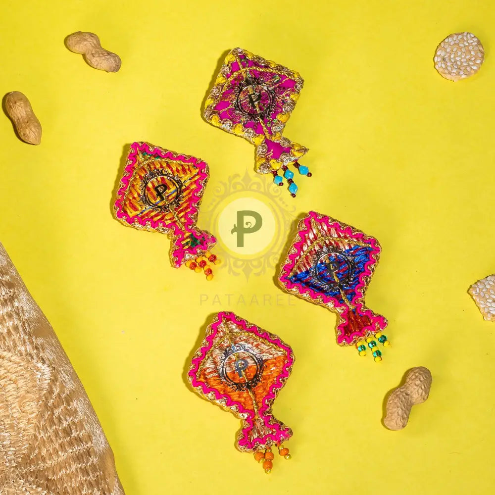 Assorted Kite Brooch Pins (set of 4) Brooch Pin
