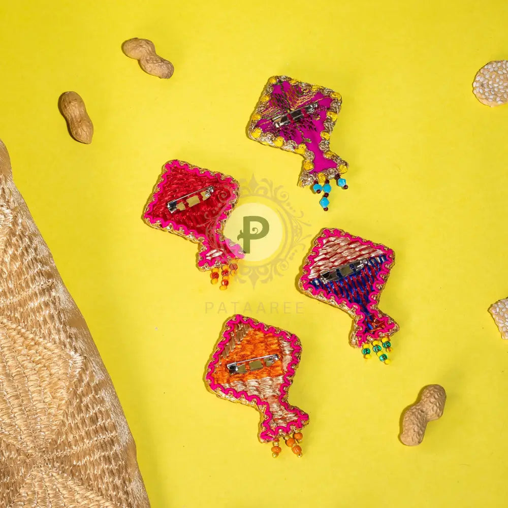 Assorted Kite Brooch Pins (set of 4) Brooch Pin