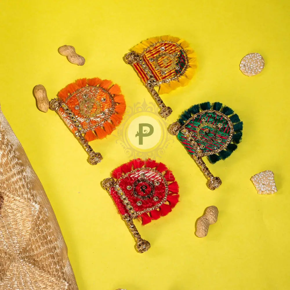 Assorted Pakhi Brooch Pins (set of 4) Brooch Pin