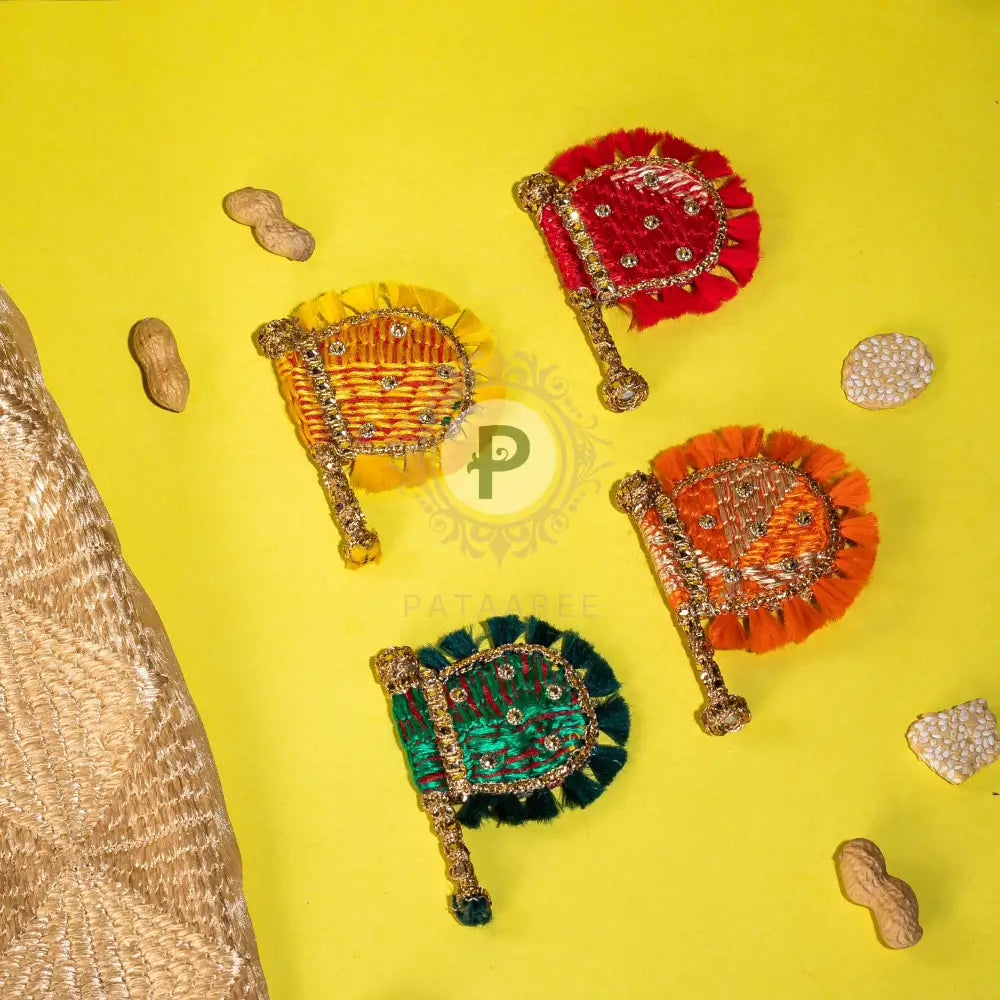 Assorted Pakhi Brooch Pins (set of 4) Brooch Pin