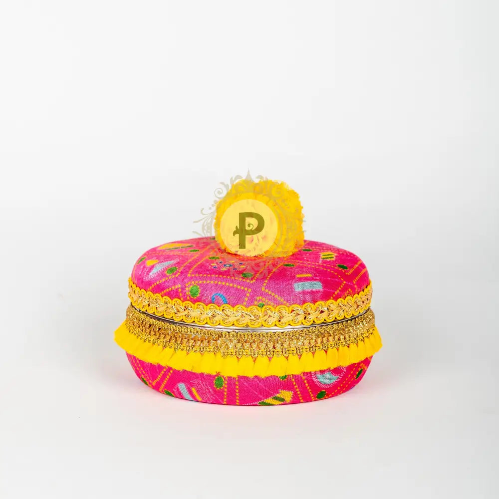 Bandhej Small Ladoo box Ladoo Box