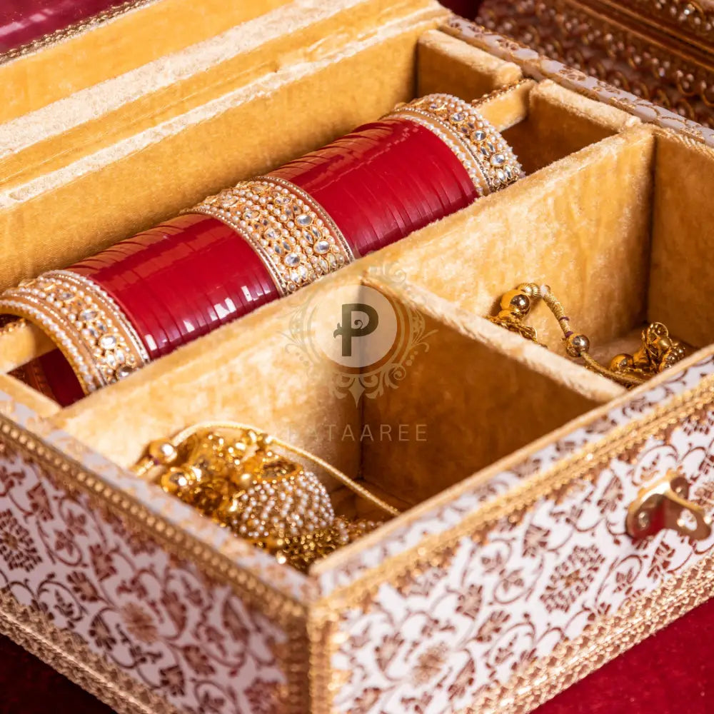 Brocade Chura Kaleera Box