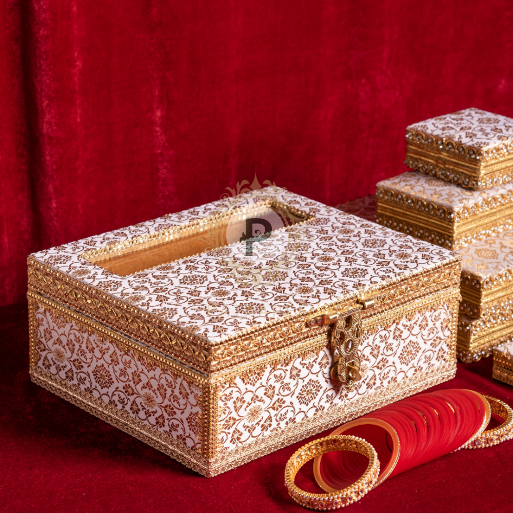 Brocade Chura Kaleera Box