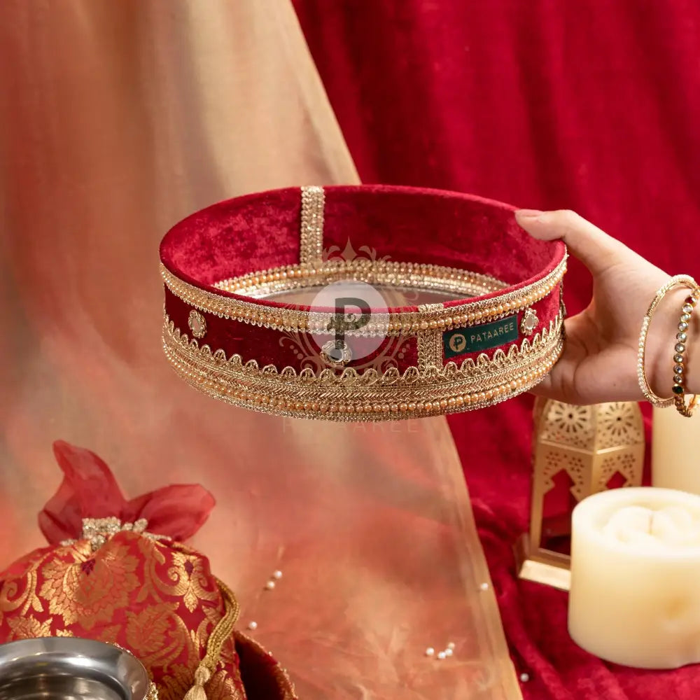 Brocade Karwa Chauth Set