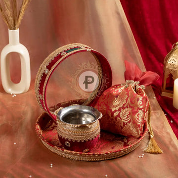 Brocade Karwa Chauth Set