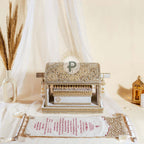 Zehra Palki Sahe Chithi Set With Fabric Screen Print Scroll