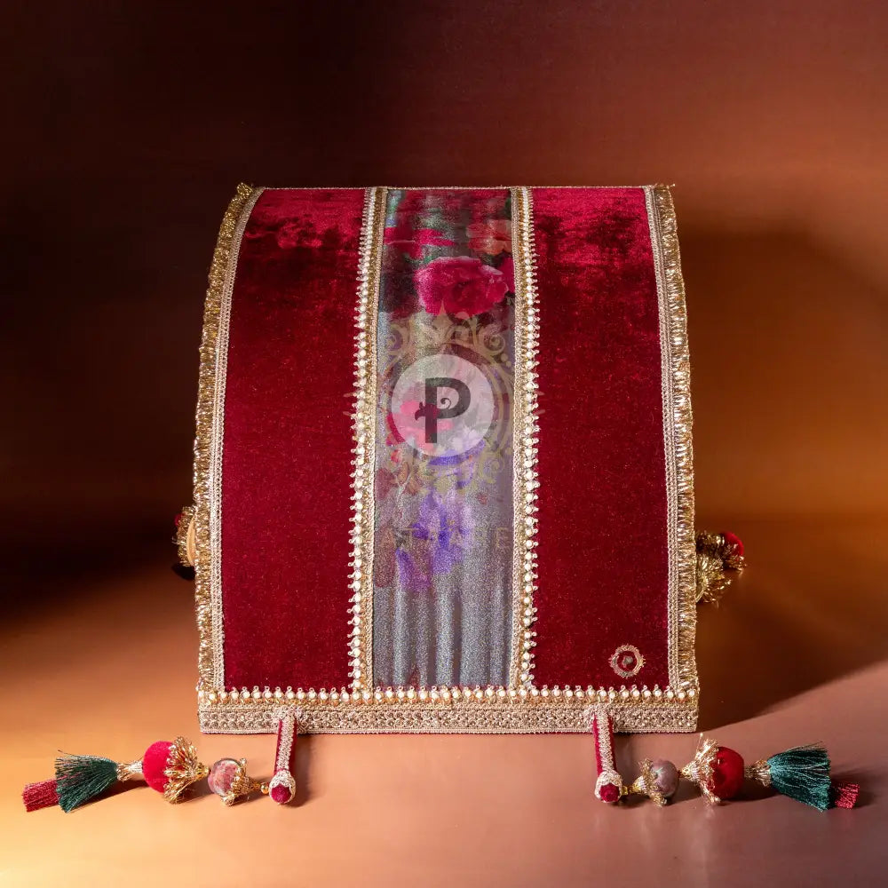 Surkh Palki Sahe Chithi Set with Screen Printed Scroll (Open Design) Sahe Chithi