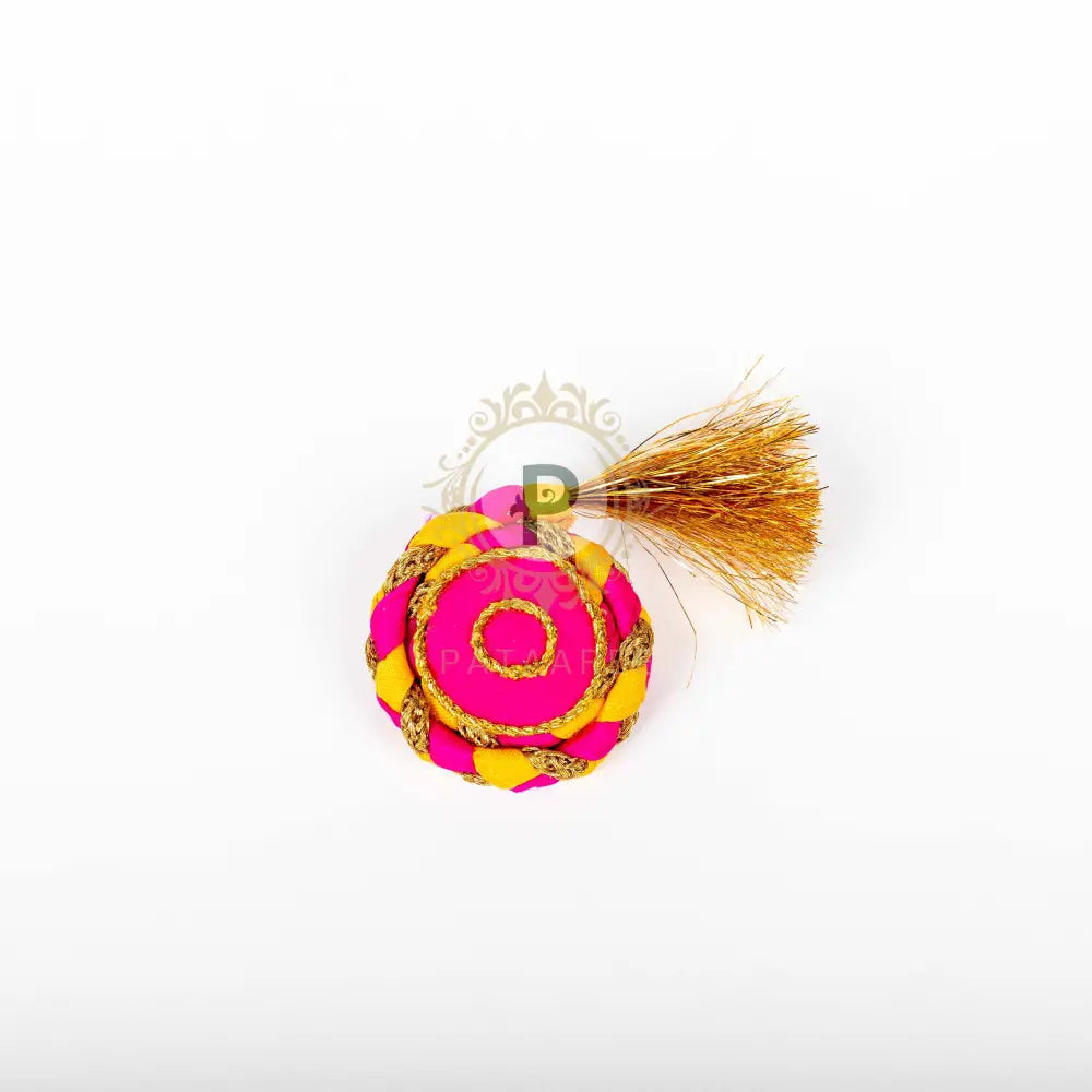 Chakri Pin Hot Pink & Yellow