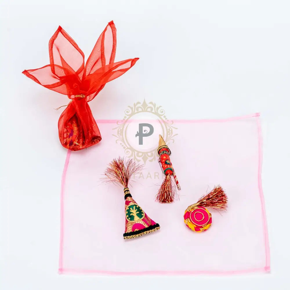 Firecracker Pins And Magnet (Set Of 3)