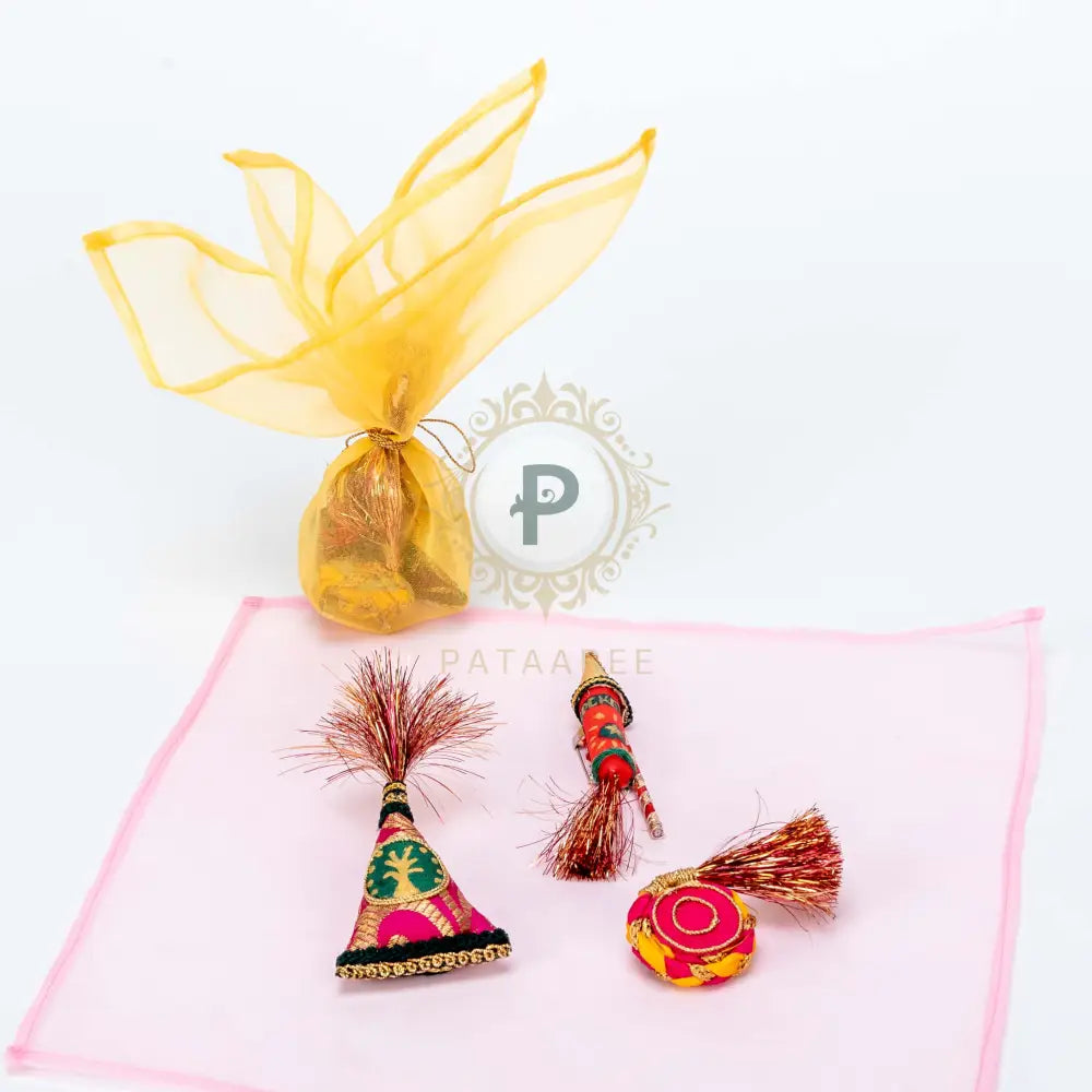 Firecracker Pins And Magnet (Set Of 3)