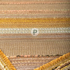 Gold Brocade Satrangi Trousseau Trunk