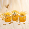 Gold Zehra Velvet Potli (1kg) – Set of 3 Potli