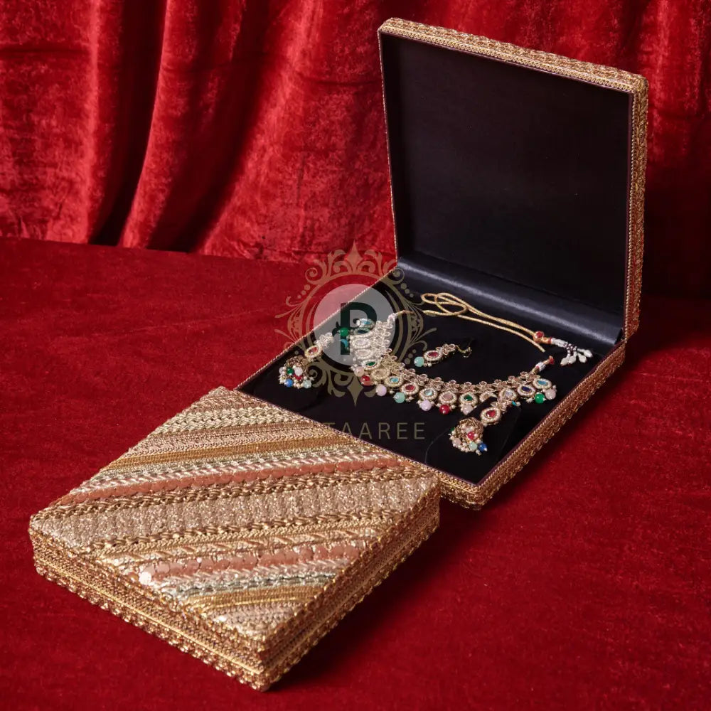 Golden Satrangi Jewellery Box