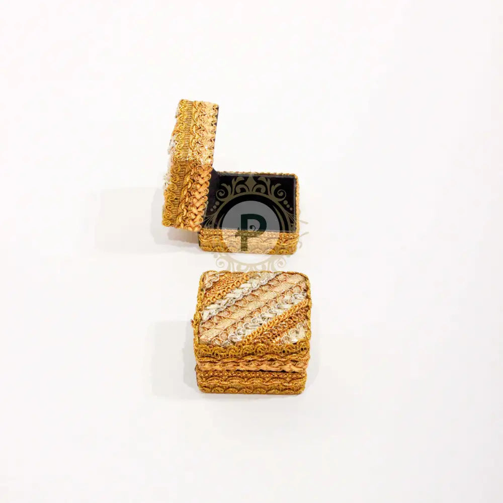 Golden Satrangi Ring Box