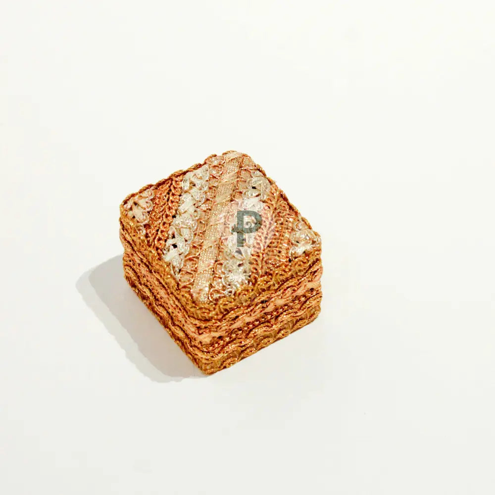 Golden Satrangi Ring Box