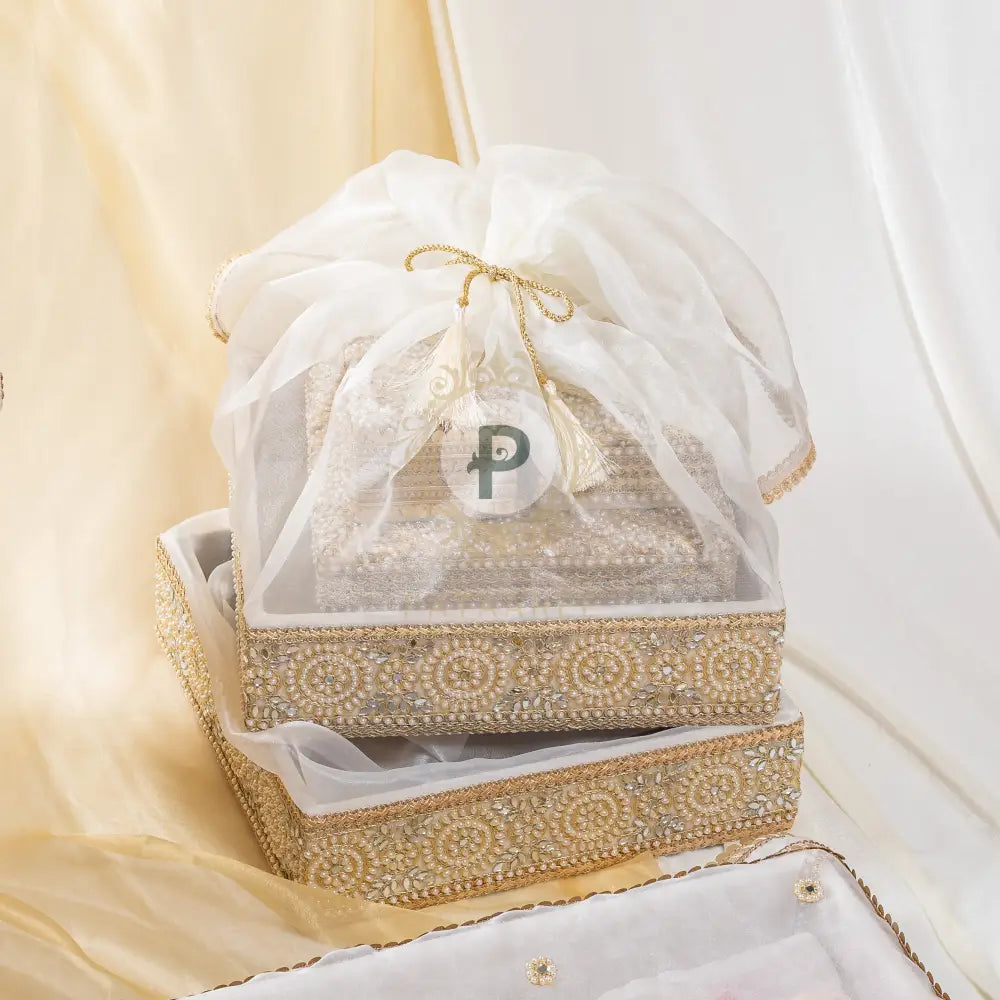 Grand Ivory Zehra Palki Sahe Chithi Set Sahe Chithi