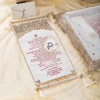 Grand Ivory Zehra Palki Sahe Chithi Set Sahe Chithi