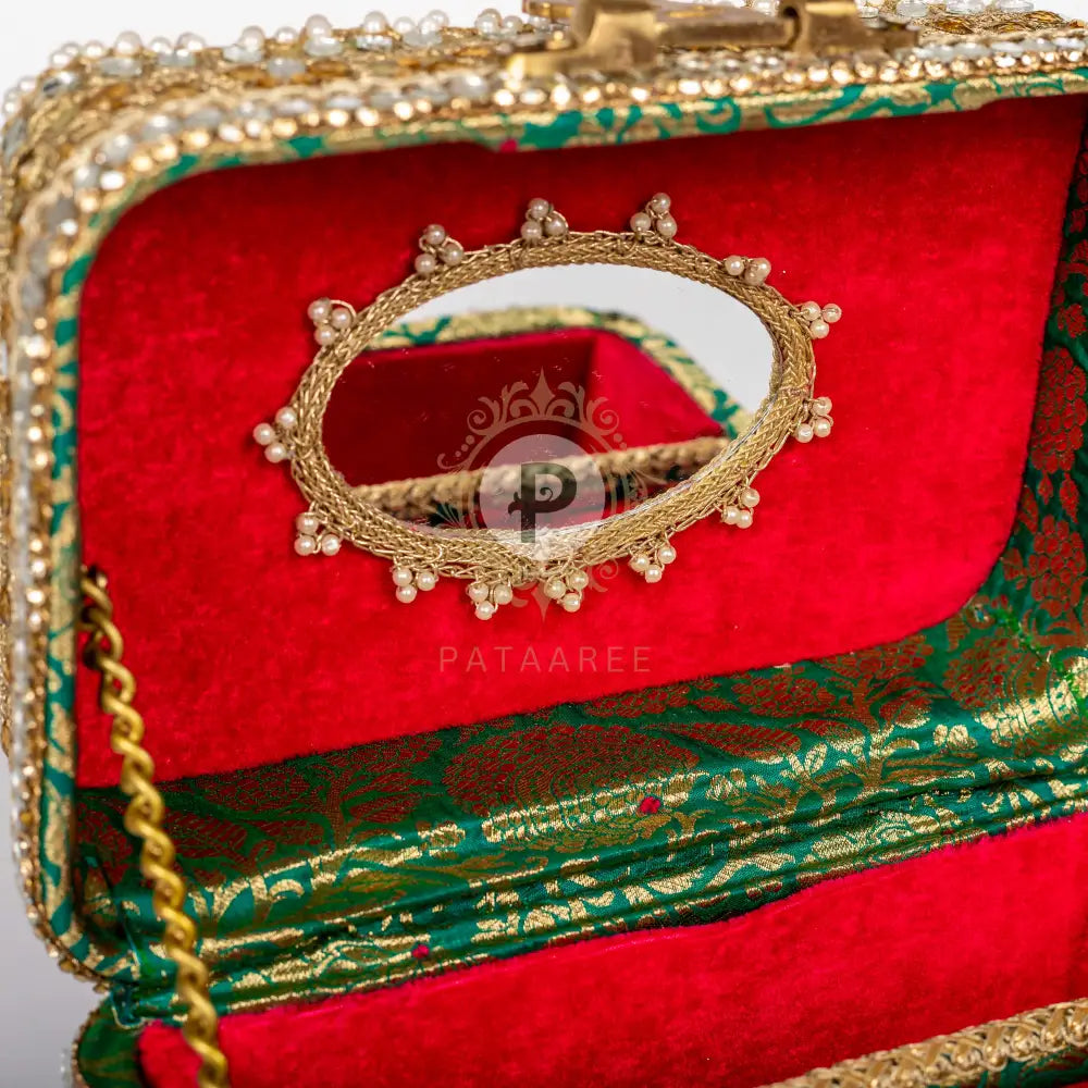 Green Makeup Vanity Box Makeup Vanity