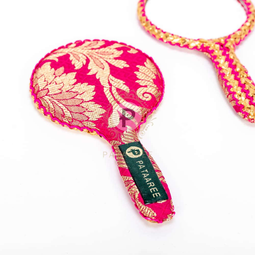 Brocade Hand Mirror