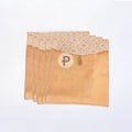 Ivory & Gold Brocade Suit/Saree Cover Set of 5 Suit Cover