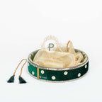 Km Velvet Round Tissue Basket