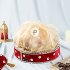 Km Velvet Round Hamper Basket Set