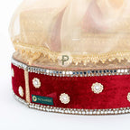 Km Velvet Round Tissue Basket