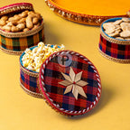 Lohri Assorted Bamboo Set of 3 Favour Box With Thaal