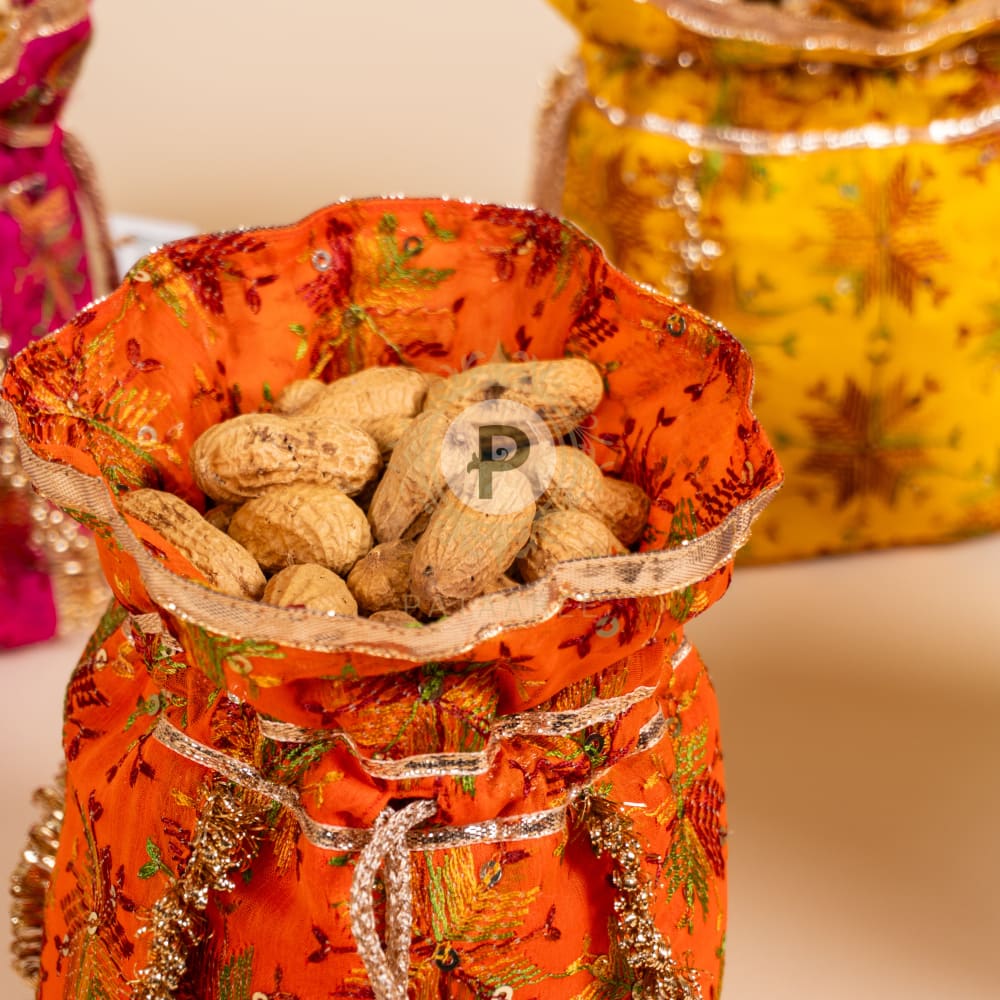 Handcrafted Potli with intricate designs