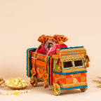 Colorful Baag Phulkari Truck for Lohri Celebration
