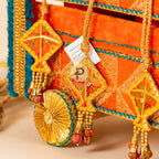 MDF Wood Base Truck Design with Bright Fabrics