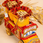 Festive Lohri Truck with Colorful Kite Tassel
