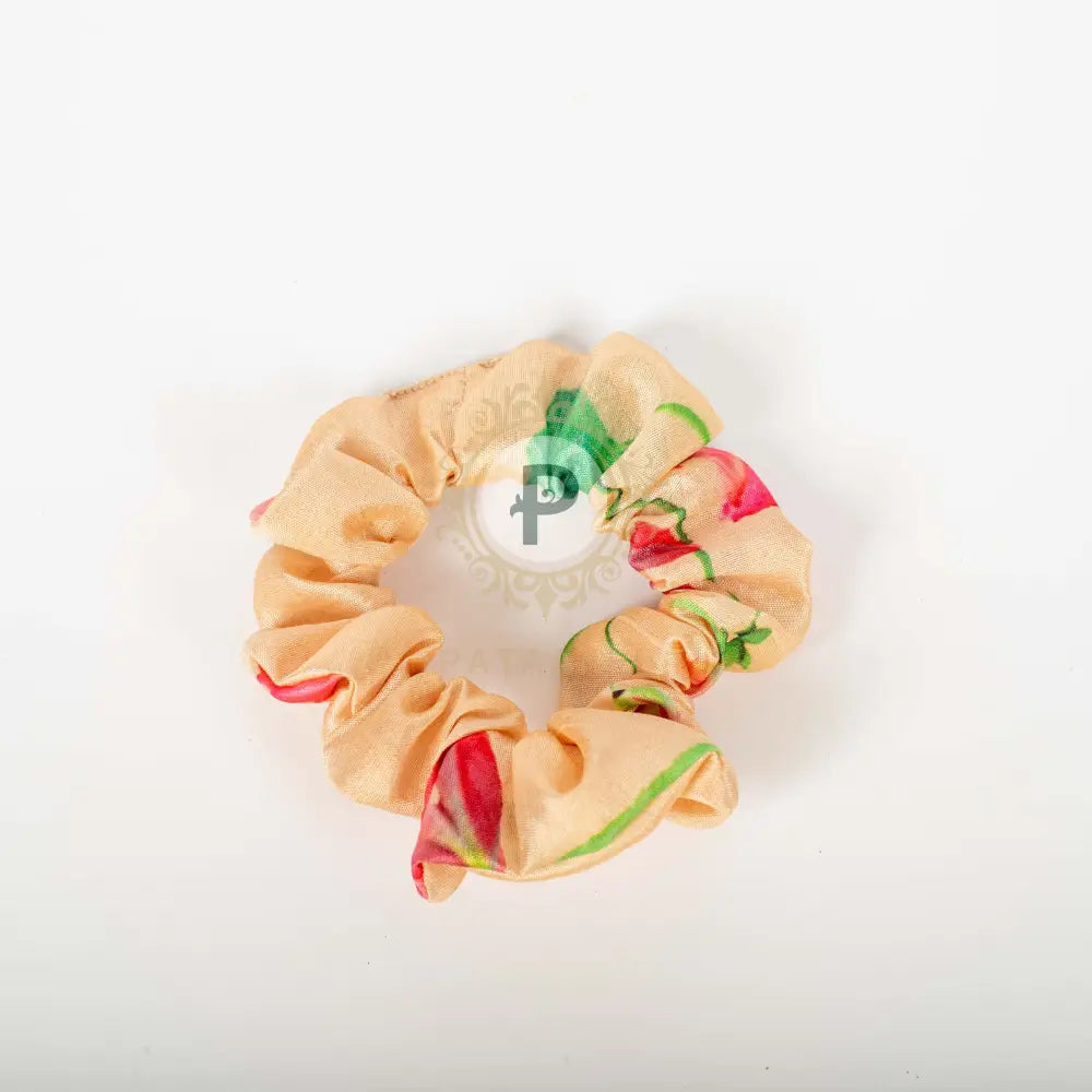 Floral Scrunchie Lotus Scrunchie