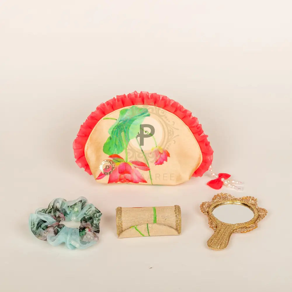 Lotus Mehndi Favour Kit Potli