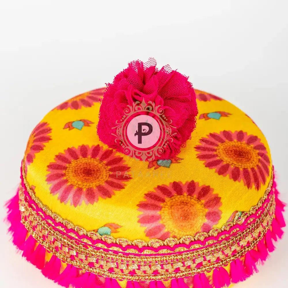 Marigold Small Ladoo box Ladoo Box