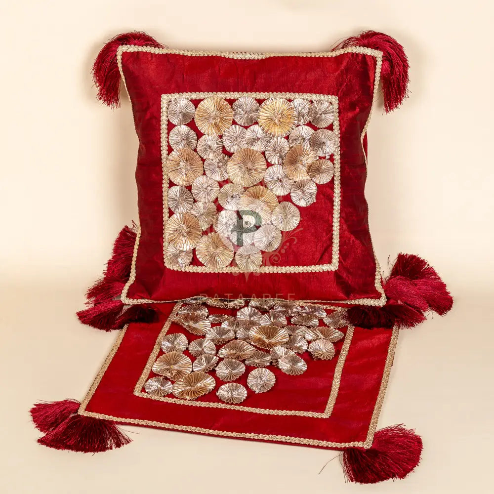 Maroon Cushion Covers Set Cushion Set