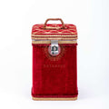 Maroon Velvet Bhaji Box