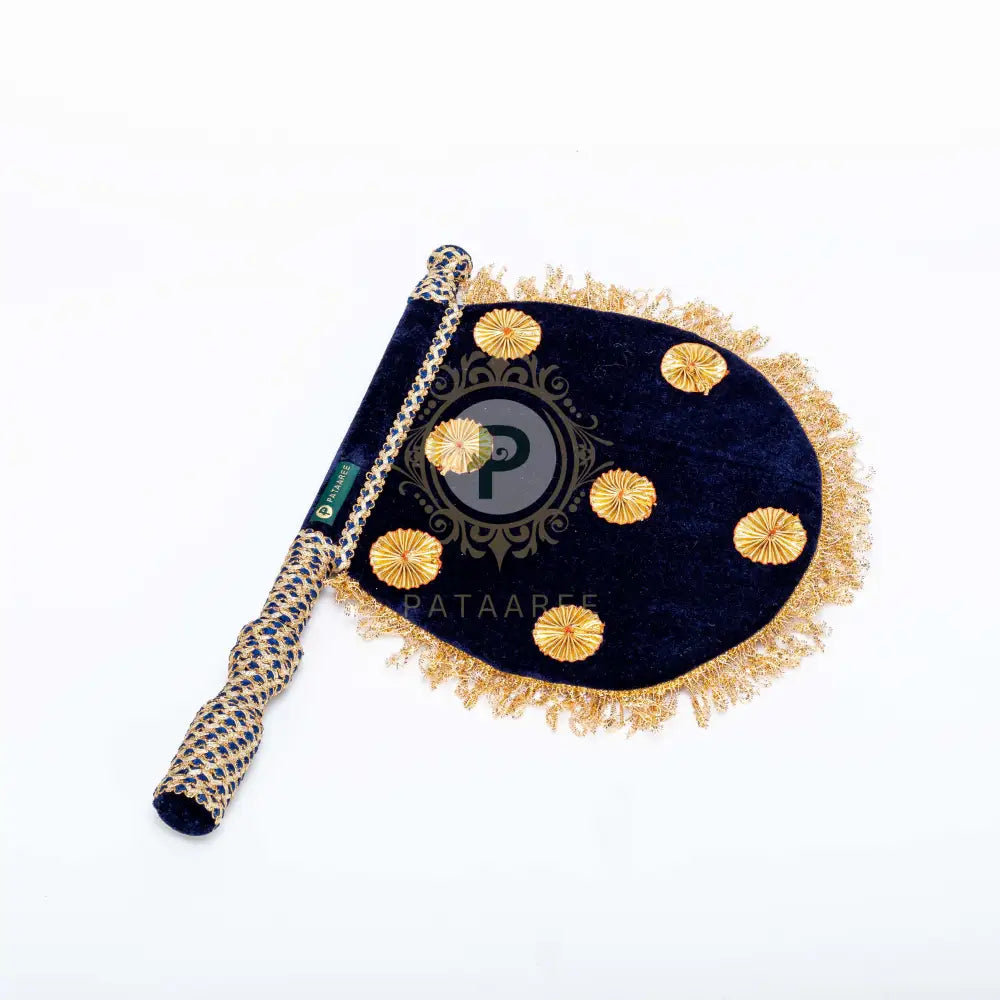 Satrangi Pakhi Navy Blue And Gold