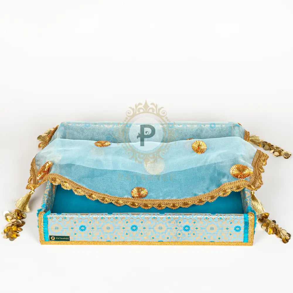 Pastel Blue Tray with Cover Tray with Cover
